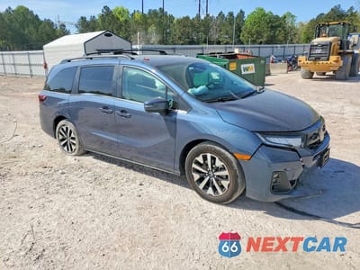 Czwarte zdjęcie samochodu z boku: 2025 HONDA ODYSSEY EXL VIN:5FNRL6H60SB043395 - miniatura
