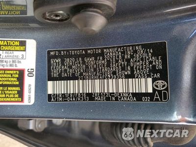 Zdjęcie 12 z 12 samochodu: 2015 TOYOTA COROLLA VIN:2T1BURHE4FC239356 - miniatura