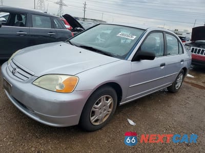 2001 HONDA CIVIC LX 1HGES165X1L049779 - główne zdjęcie licytacji z USA - miniatura
