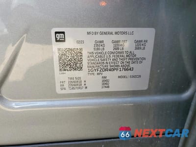 Zdjęcie 13 z 13 samochodu: 2023 CADILLAC XT4 PREMIUM LUXURY VIN:1GYFZDR40PF176643 - miniatura