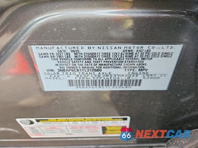 Zdjęcie 13 z 13 samochodu: 2026 NISSAN KICKS SV VIN:3N8AP6CB1TL312680 - miniatura