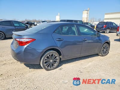Trzecie zdjęcie samochodu z tyłu: 2015 TOYOTA COROLLA S PLUS VIN:5YFBURHE1FP350902 - miniatura