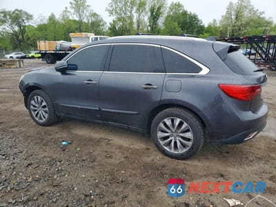Drugie zdjęcie samochodu z przodu: 2014 ACURA MDX TECHNOLOGY VIN:5FRYD4H64EB008469 - miniatura