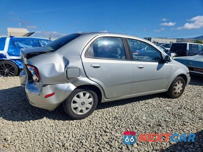 Trzecie zdjęcie samochodu z tyłu: 2005 CHEVROLET AVEO LT VIN:KL1TG52675B387317 - miniatura