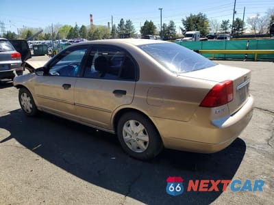 Drugie zdjęcie samochodu z przodu: 2001 HONDA CIVIC LX VIN:1HGES16501L018847 - miniatura