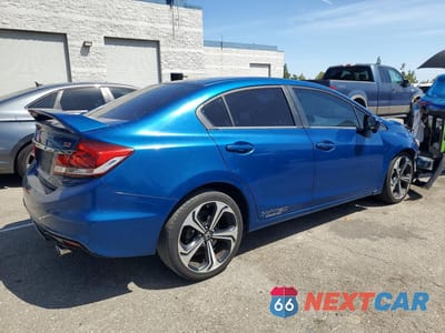 Trzecie zdjęcie samochodu z tyłu: 2015 HONDA CIVIC SI VIN:2HGFB6E50FH709559 - miniatura