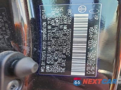 Zdjęcie 12 z 12 samochodu: 2014 TOYOTA PRIUS FOUR VIN:JTDKN3DUXE0363325 - miniatura