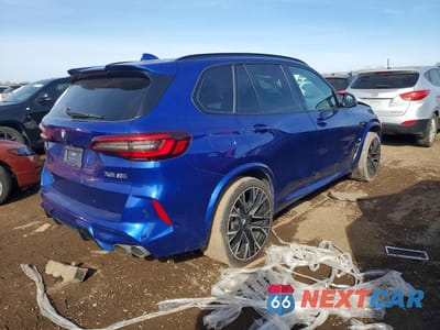 Trzecie zdjęcie samochodu z tyłu: 2021 BMW X5 M VIN:5YMJU0C06M9F60556 - miniatura