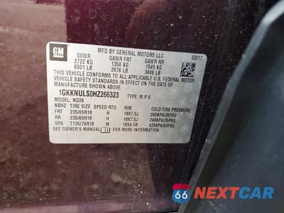 Zdjęcie 14 z 14 samochodu: 2017 GMC ACADIA SLT-1 VIN:1GKKNULS0HZ266323 - miniatura
