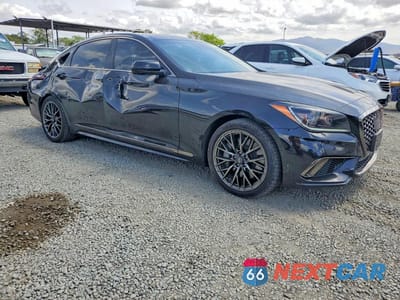 Czwarte zdjęcie samochodu z boku: 2018 GENESIS G80 SPORT VIN:KMHGN4JB5JU237547 - miniatura