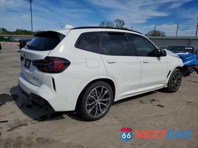 Trzecie zdjęcie samochodu z tyłu: 2022 BMW X3 M40I VIN:5UX83DP00N9J59996 - miniatura