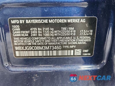 Zdjęcie 13 z 13 samochodu: 2021 BMW X1 XDRIVE28I VIN:WBXJG9C08M3M73460 - miniatura