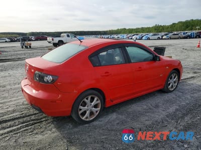 Trzecie zdjęcie samochodu z tyłu: 2007 MAZDA 3 S VIN:JM1BK323871608834 - miniatura