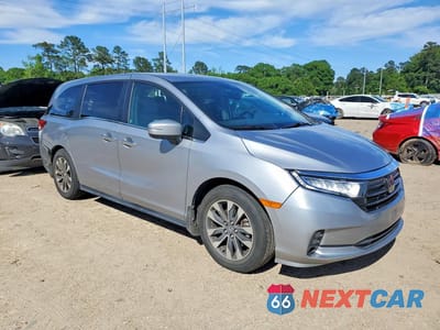 Czwarte zdjęcie samochodu z boku: 2024 HONDA ODYSSEY EXL VIN:5FNRL6H60RB040121 - miniatura