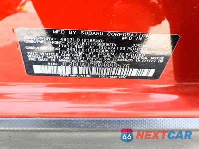 Zdjęcie 14 z 14 samochodu: 2024 SUBARU CROSSTREK PREMIUM VIN:JF2GUADC6RH889576 - miniatura