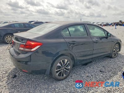 Trzecie zdjęcie samochodu z tyłu: 2013 HONDA CIVIC EX VIN:2HGFB2F88DH543662 - miniatura