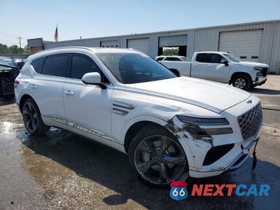 Czwarte zdjęcie samochodu z boku: 2025 GENESIS GV80 PRESTIGE VIN:KMUHEESC3SU280949 - miniatura