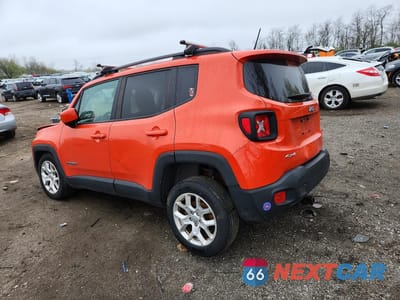 Drugie zdjęcie samochodu z przodu: 2017 JEEP RENEGADE LATITUDE VIN:ZACCJBBB6HPG32222 - miniatura