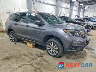 Czwarte zdjęcie samochodu z boku: 2020 HONDA PILOT EXL VIN:5FNYF6H58LB038599 - miniatura