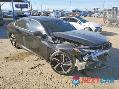 Czwarte zdjęcie samochodu z boku: 2021 HONDA ACCORD SPORT VIN:1HGCV2F31MA028628 - miniatura