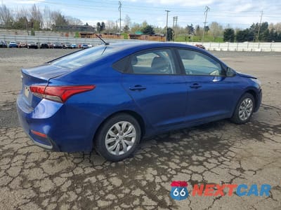 Trzecie zdjęcie samochodu z tyłu: 2019 HYUNDAI ACCENT SE VIN:3KPC24A36KE045073 - miniatura