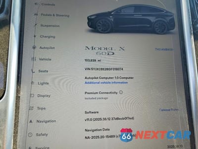 Zdjęcie 9 z 14 samochodu: 2016 TESLA MODEL X VIN:5YJXCBE28GF018074 - miniatura