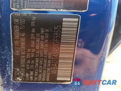 Zdjęcie 12 z 12 samochodu: 2001 BMW 525 I AUTOMATIC VIN:WBADT43451GF58515 - miniatura