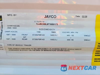 Zdjęcie 10 z 10 samochodu: 2026 JAYCO JAY FLIGHT CAMPER VIN:1UJBC0BL9T16S0173 - miniatura
