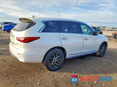 Trzecie zdjęcie samochodu z tyłu: 2013 INFINITI JX35 BASE VIN:5N1AL0MN7DC308901 - miniatura