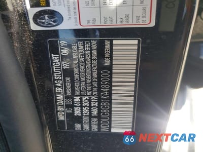 Zdjęcie 12 z 12 samochodu: 2019 MERCEDES-BENZ S 560 4MATIC VIN:WDDUG8GB1KA489000 - miniatura