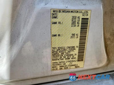 Zdjęcie 13 z 13 samochodu: 2014 NISSAN ALTIMA 2.5 S VIN:1N4AL3AP1EC290902 - miniatura