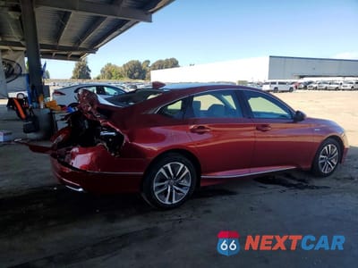 Trzecie zdjęcie samochodu z tyłu: 2019 HONDA ACCORD HYBRID EXL VIN:1HGCV3F51KA017892 - miniatura
