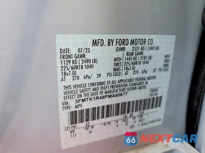 Zdjęcie 13 z 13 samochodu: 2023 FORD MUSTANG MACH-E SELECT VIN:3FMTK1R48PMA60677 - miniatura