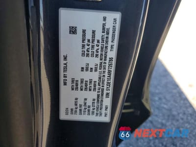 Zdjęcie 12 z 12 samochodu: 2024 TESLA MODEL 3 VIN:5YJ3E1EA4RF726786 - miniatura