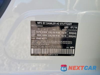 Zdjęcie 14 z 14 samochodu: 2017 MERCEDES-BENZ GLA 250 VIN:WDCTG4EB5HJ299009 - miniatura