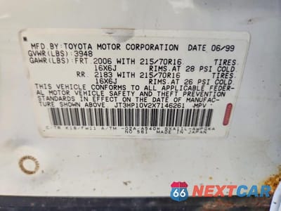 Zdjęcie 14 z 14 samochodu: 1999 TOYOTA RAV4 BASE VIN:JT3HP10V2X7146261 - miniatura