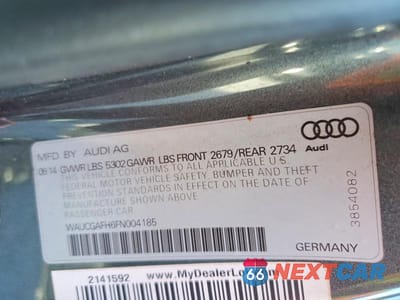 Zdjęcie 12 z 12 samochodu: 2015 AUDI S5 PREMIUM PLUS VIN:WAUCGAFH6FN004185 - miniatura