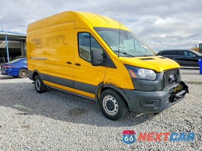 Czwarte zdjęcie samochodu z boku: 2023 FORD TRANSIT 250 DELIVERY VAN VIN:1FTBR1X84PKA33615 - miniatura