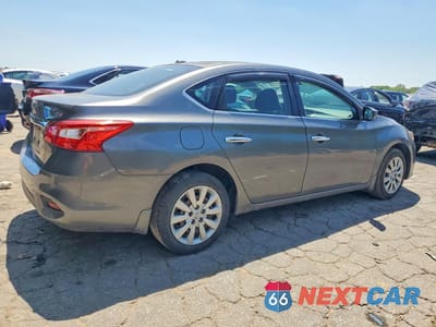Trzecie zdjęcie samochodu z tyłu: 2017 NISSAN SENTRA SV VIN:3N1AB7AP7HY205354 - miniatura
