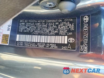 Zdjęcie 12 z 12 samochodu: 2007 SCION TC BASE VIN:JTKDE177270162890 - miniatura
