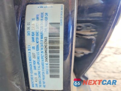 Zdjęcie 12 z 12 samochodu: 2002 VOLKSWAGEN JETTA GLS VIN:3VWSE69M02M037663 - miniatura