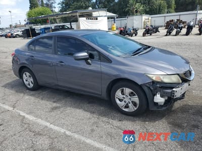 Czwarte zdjęcie samochodu z boku: 2015 HONDA CIVIC LX VIN:19XFB2F55FE236159 - miniatura