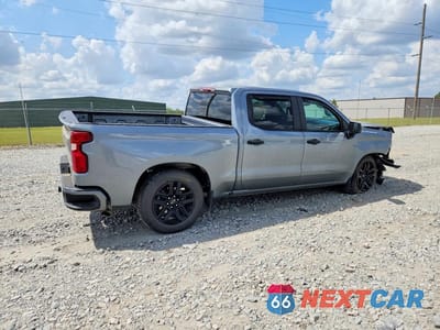 Trzecie zdjęcie samochodu z tyłu: 2023 CHEVROLET SILVERADO C1500 CUSTOM VIN:3GCPABEK1PG164493 - miniatura