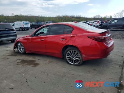 Drugie zdjęcie samochodu z przodu: 2021 INFINITI Q50 LUXE VIN:JN1EV7BR0MM755274 - miniatura