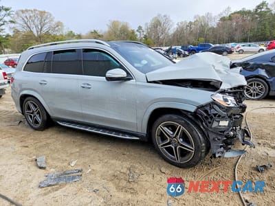 Czwarte zdjęcie samochodu z boku: 2025 MERCEDES-BENZ GLS 450 4MATIC VIN:4JGFF5KE3SB338512 - miniatura