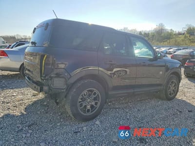 Trzecie zdjęcie samochodu z tyłu: 2024 FORD BRONCO SPORT BIG BEND VIN:3FMCR9B60RRE23162 - miniatura