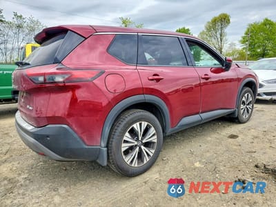 Trzecie zdjęcie samochodu z tyłu: 2021 NISSAN ROGUE SV VIN:JN8AT3BB1MW228401 - miniatura