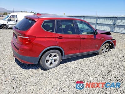 Trzecie zdjęcie samochodu z tyłu: 2012 BMW X3 XDRIVE28I VIN:5UXWX5C52CL728267 - miniatura