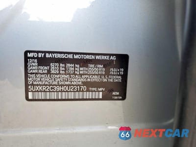 Zdjęcie 13 z 13 samochodu: 2017 BMW X5 SDRIVE35I VIN:5UXKR2C39H0U23170 - miniatura
