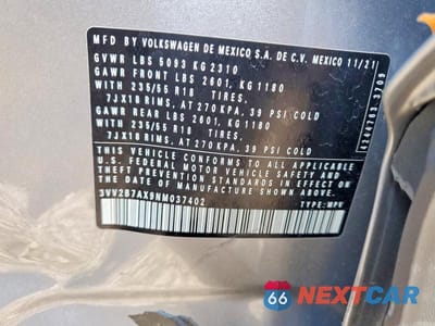 Zdjęcie 13 z 13 samochodu: 2022 VOLKSWAGEN TIGUAN SE VIN:3VV2B7AX9NM037402 - miniatura
